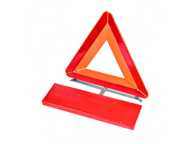 Знак аварийной остановки с аракалом большой ГОСТ 47x47см (метал.подст., пласт.бокс,пласт. аракал)