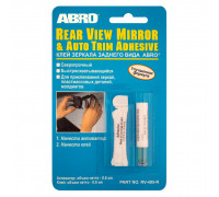 Клей для зеркала заднего вида быстросохнущий ABRO RV-495-R 0,6мл., уп-ка 12шт., США