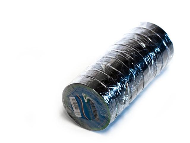 Изолента ПВХ OSTENDORF черная 15мм х 20м., упаковка 10шт, цена за 1шт.