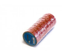 Изолента ПВХ OSTENDORF красная 19мм х 20м., упаковка 10шт, цена за 1шт.