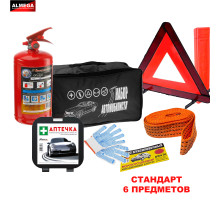 Набор автомобилиста  "СТАНДАРТ" 6 предметов