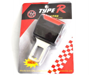 Заглушка ремня безопасности "TYPE R" с крепежом под ремень, металл-пластик