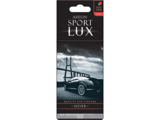 Ароматизатор для авто подвесной картонный "AREON"  SPORT LUX SILVER уп-ка 10шт, цена за  1шт