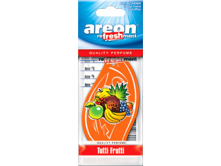 Ароматизатор для авто подвесной "AREON" MON CLASSIC REFRESHMENT Tutti Frutti  уп-ка 10шт цена за 1шт