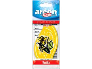 Ароматизатор для авто подвесной "AREON" MON CLASSIC REFRESHMENT Vanilla уп-ка 10 шт цена за 1 шт.
