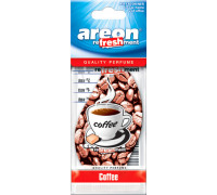 Ароматизатор для авто подвесной "AREON" MON CLASSIC REFRESHMENT Coffee (уп-ка 10шт) (Болгария)