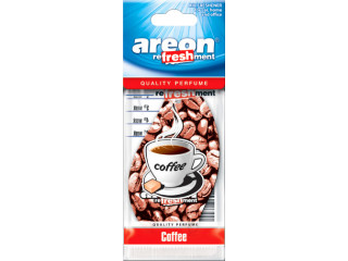 Ароматизатор для авто подвесной "AREON" MON CLASSIC REFRESHMENT Coffee уп-ка 10шт цена за 1 шт.