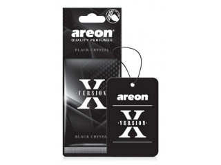 Ароматизатор для авто подвесной "AREON" X-VER BLACK CRISTAL, уп-ка 10 шт цена за 1 шт.