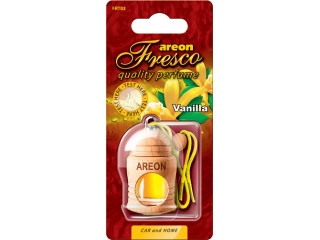 Ароматизатор для авто подвесной бутылочка "AREON"  FRESCO VANILLA , ваниль , Болгария