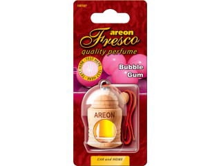 Ароматизатор для авто подвесной бутылочка "AREON"  FRESCO BUBBLE GUM , бабл-гам , Болгария