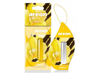 Ароматизатор для авто подвесной гелевый  "AREON" REFRESHMENT LIQUID Vanill  (Болгария) аромат-ваниль