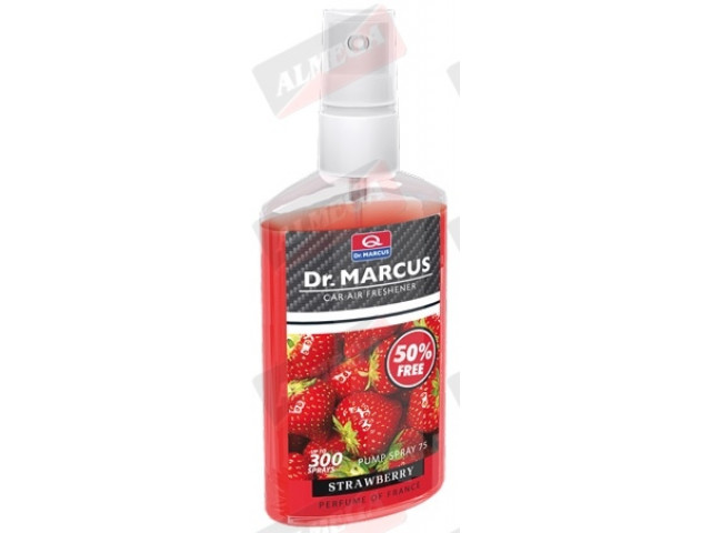 Ароматизатор  "Dr. MARCUS" - PUMP SPRAY аромат-Strawberry 75 ml (Польша)