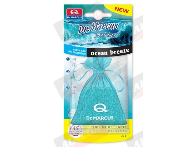 Ароматизатор для авто подвесной мешочек с гранулами Dr.Marcus - Fresh bag, Ocean Breeze (Польша)