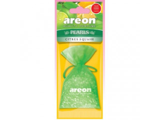 Ароматизатор для авто подвесной мешочек с гранулами "AREON" PEARLS гелевый "Citrus Squash"(Болгария)