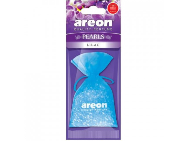 Ароматизатор для авто подвесной мешочек с гранулами "AREON" PEARLS гелевый "Lilac" (Болгария)