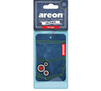 Ароматизатор для авто подвесной картонный 'AREON' Jeans Products , аромат 'TORTUGA' (Болгария)