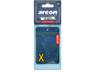 Ароматизатор для авто подвесной картонный "AREON" Jeans Products , аромат "SUMMER DREAMS" (Болгария)