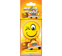Ароматизатор для авто подвесной картонный "AREON" SMILE RING аромат- "VANILLA" (Болгария)