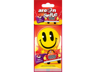 Ароматизатор для авто подвесной картонный "AREON" SMILE RING аромат- "NO SMOKING" (Болгария)