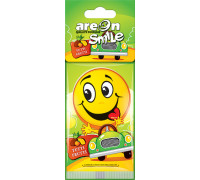 Ароматизатор для авто подвесной картонный "AREON" SMILE RING аромат- "TUTTI FRUTTI" (Болгария)