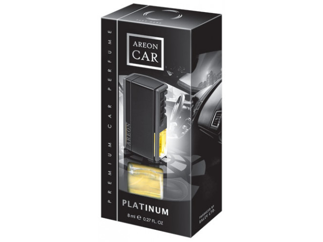 Ароматизатор для авто на дефлектор "AREON" CAR box "BLACK STYLE PLATINUM" (Болгария)