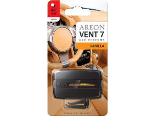 Ароматизатор для авто на дефлектор "AREON" VENT 7 аромат - "VANILLA" (Болгария)