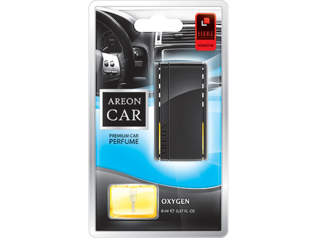 Ароматизатор для авто на дефлектор "AREON" CAR box SUPERBLISTER аромат - "Oxigen" (Болгария)