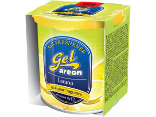 Ароматизатор для авто гелевый в банке "AREON" GEL CAN аромат- лимон (Болгария)