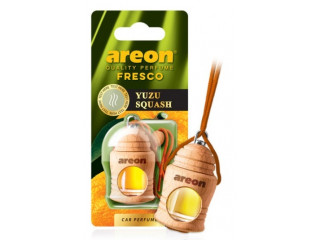 Ароматизатор для авто подвесной бутылочка "AREON"  FRESCO YUZU SQUASH , сквош , Болгария