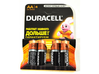 Элемент питания  "DURACELL" (AA-пальчиковый) к-т. (4шт)