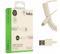 Кабель USB  Apple Lightning "BELKIN"  длина 1,8м, витой шнур