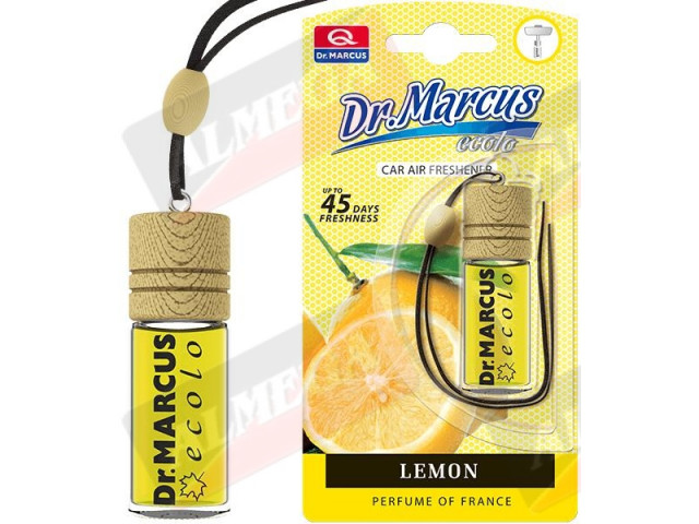 Ароматизатор для авто подвесной бутылочка  Dr.Marcus - ECOLO аромат-Lemon, Польша