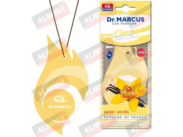 Ароматизатор для авто подвесной картонный Dr.Marcus Sonic Exotic Vanila, (Польша) Ароматизатор для авто подвесной картонный Dr.Marcus Sonic Exotic Vanila, (Польша)