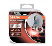 Автолампа H4 12V 60/55W P43t Night breaker unlimited +110% (коробка) OSRAM 64193NBU