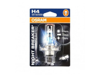 Автолампа H4 12V 60/55W P43t Night breaker unlimited +110% (блистер 1шт) OSRAM 64193NL-01B