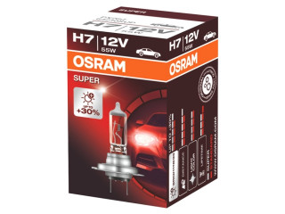Автолампа H7 12V 55W PX26d Super +30% (коробка) OSRAM 64210SUP