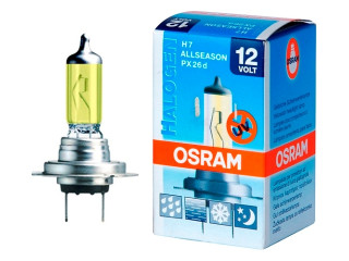 Автолампа H7 12V 55W PX26d All season +30% (коробка) OSRAM 64210ALL