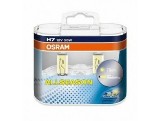 Автолампа H7 12V 55W PX26d All season +30% (бокс 2шт) OSRAM 64210ALL-HCB