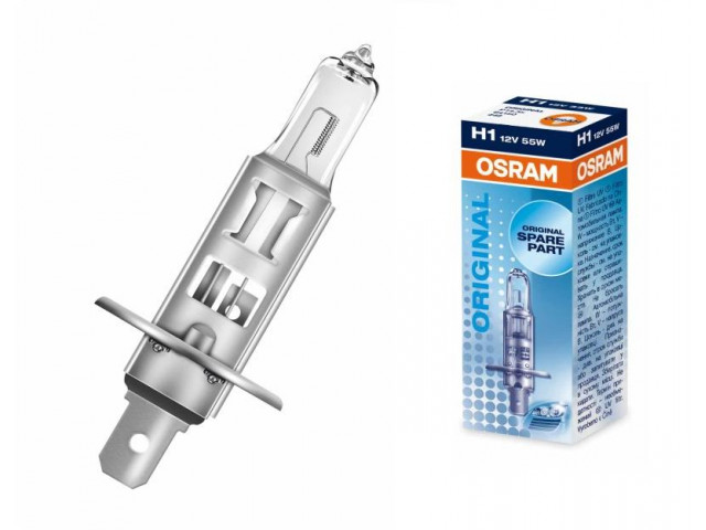 Автолампа H1 12V 55W P14.5s All season +30% (коробка) OSRAM 64150ALS