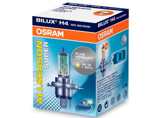 Автолампа H4 12V 60/55W P43t All season +30% (коробка) OSRAM 64193ALS