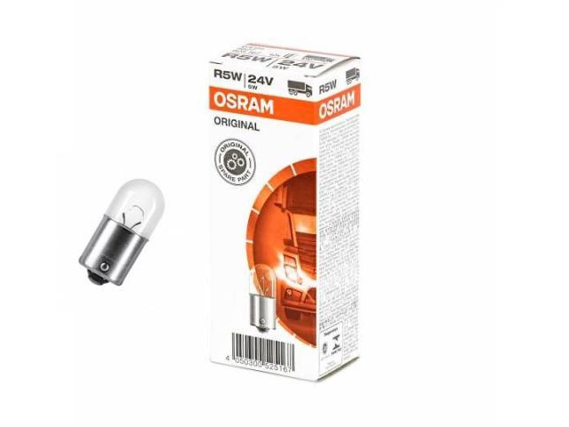 Автолампа R5W 24V 5W BA15s Original line (коробка 10шт) OSRAM 5627