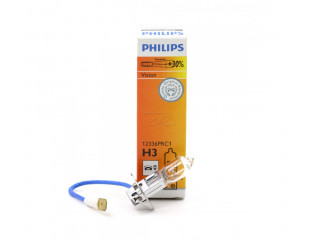 Автолампа H3 12V 55W PK22s Vision Premium +30% (в индив.коробке) PHILIPS 12336PRC1