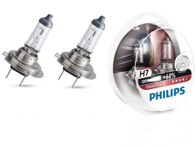 Автолампа H7 12V 55W PX26d Vision Plus +60% (бокс 2шт) PHILIPS 12972VPS2