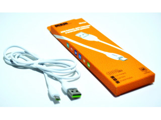 Кабель USB microUSB  1метр, белый в коробке