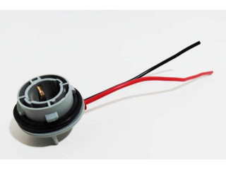Патрон 1 контактной лампы с цоколем (в сборе с проводами 0.50 мм кв.)