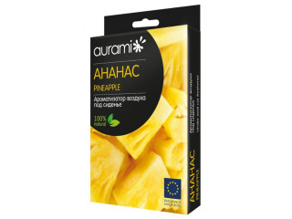 Ароматизатор для авто под сиденье AURAMI - ORGANIC (аромат - ананас)