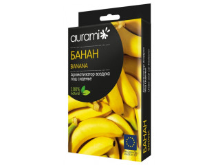 Ароматизатор для авто под сиденье AURAMI - ORGANIC (аромат - банан)