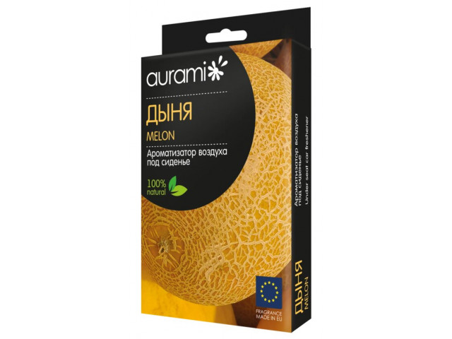 Ароматизатор для авто под сиденье AURAMI - ORGANIC (аромат - дыня)