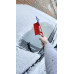 Щетка - скребок для снега и льда, съемный скребок, 39см. Россия