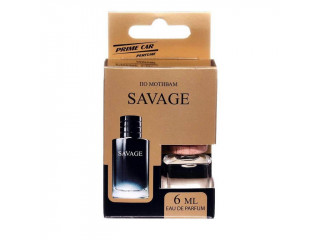 Ароматизатор для авто подвесной флакон деревянной крышкой Prime car, 6мл. Perfume - Savage